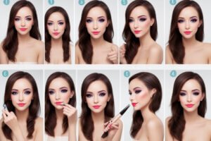 how to apply makeup step by step with pictures