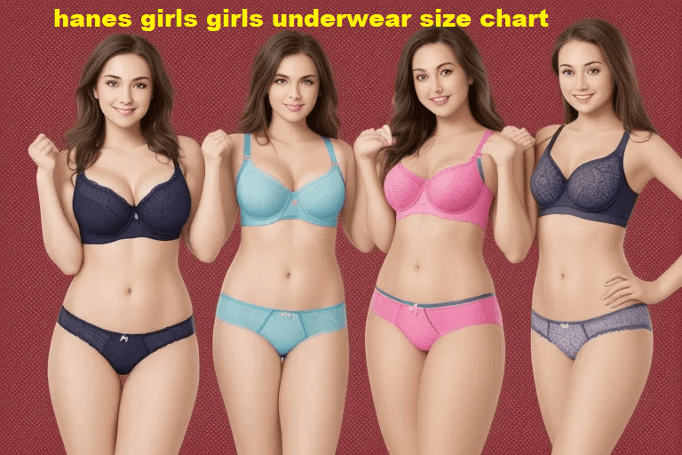 hanes girls girls underwear size chart